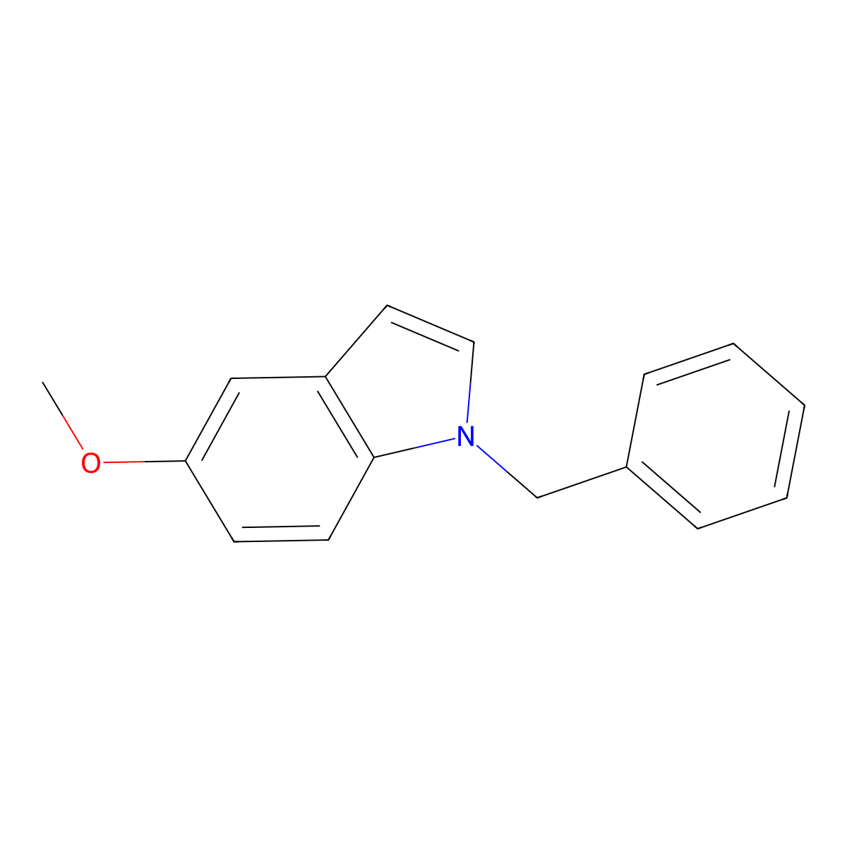 1-Benzyl-5-methoxy-1h-indole molecular structure, CAS 16382-21-1