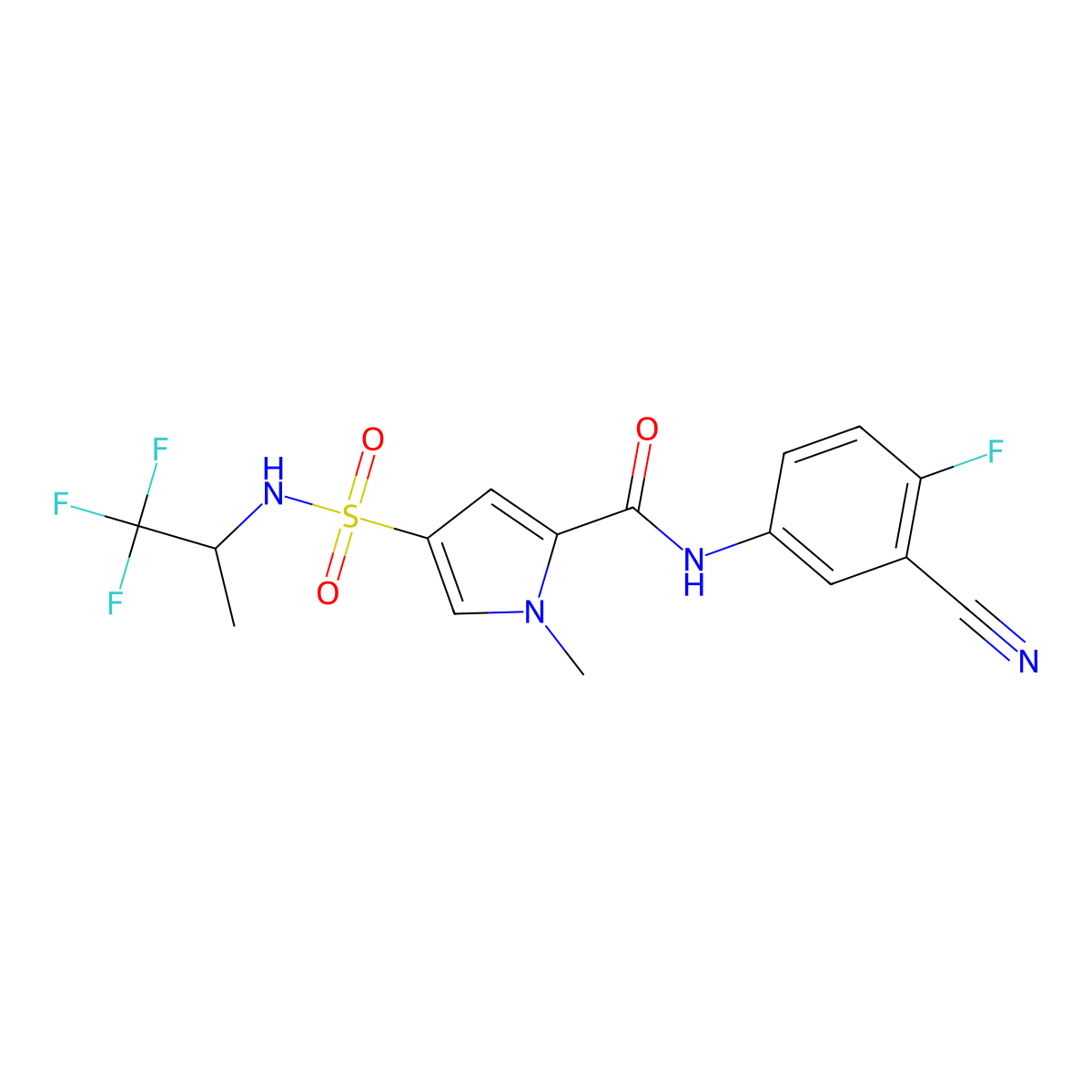 Bersacapavir molecular structure, CAS 1638266-40-6