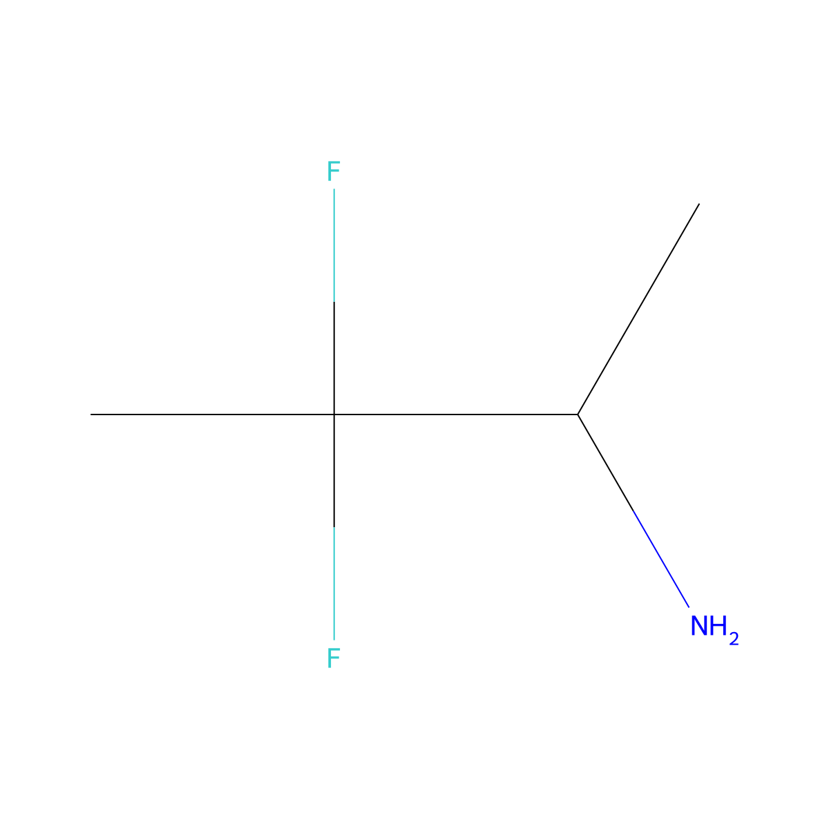 (2S)-3,3-difluorobutan-2-amine molecular structure, CAS 1638328-81-0