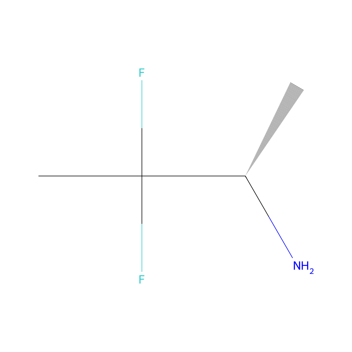 (2S)-3,3-difluorobutan-2-amine molecular structure, CAS 1638328-81-0