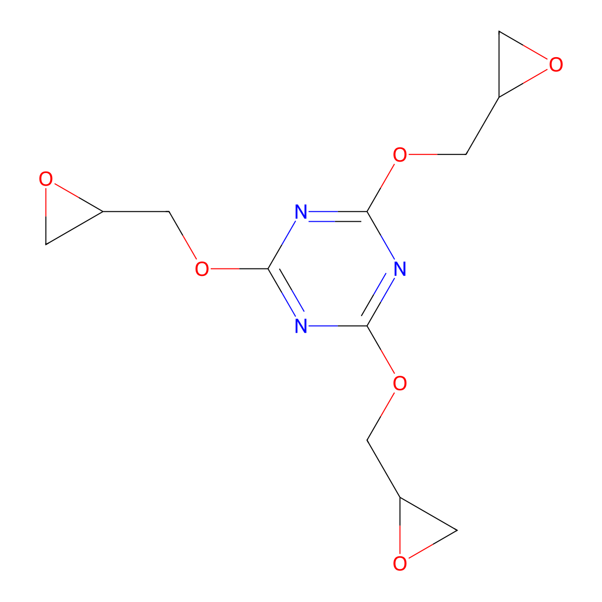 Isocyanuric Acid (S,S,S)-Triglycidyl Ester molecular structure, CAS 1638385-00-8