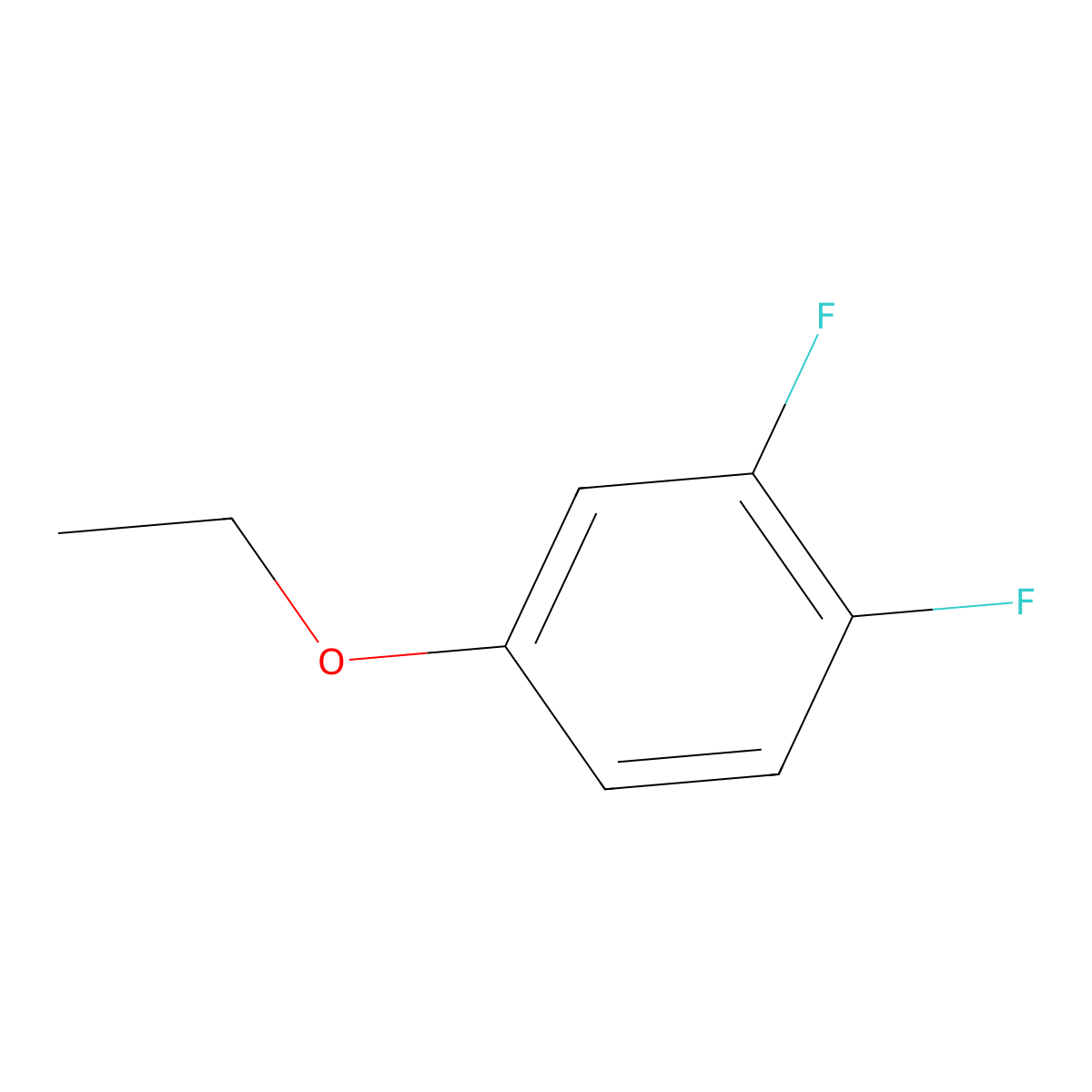 4-Ethoxy-1,2-difluorobenzene molecular structure, CAS 163848-46-2
