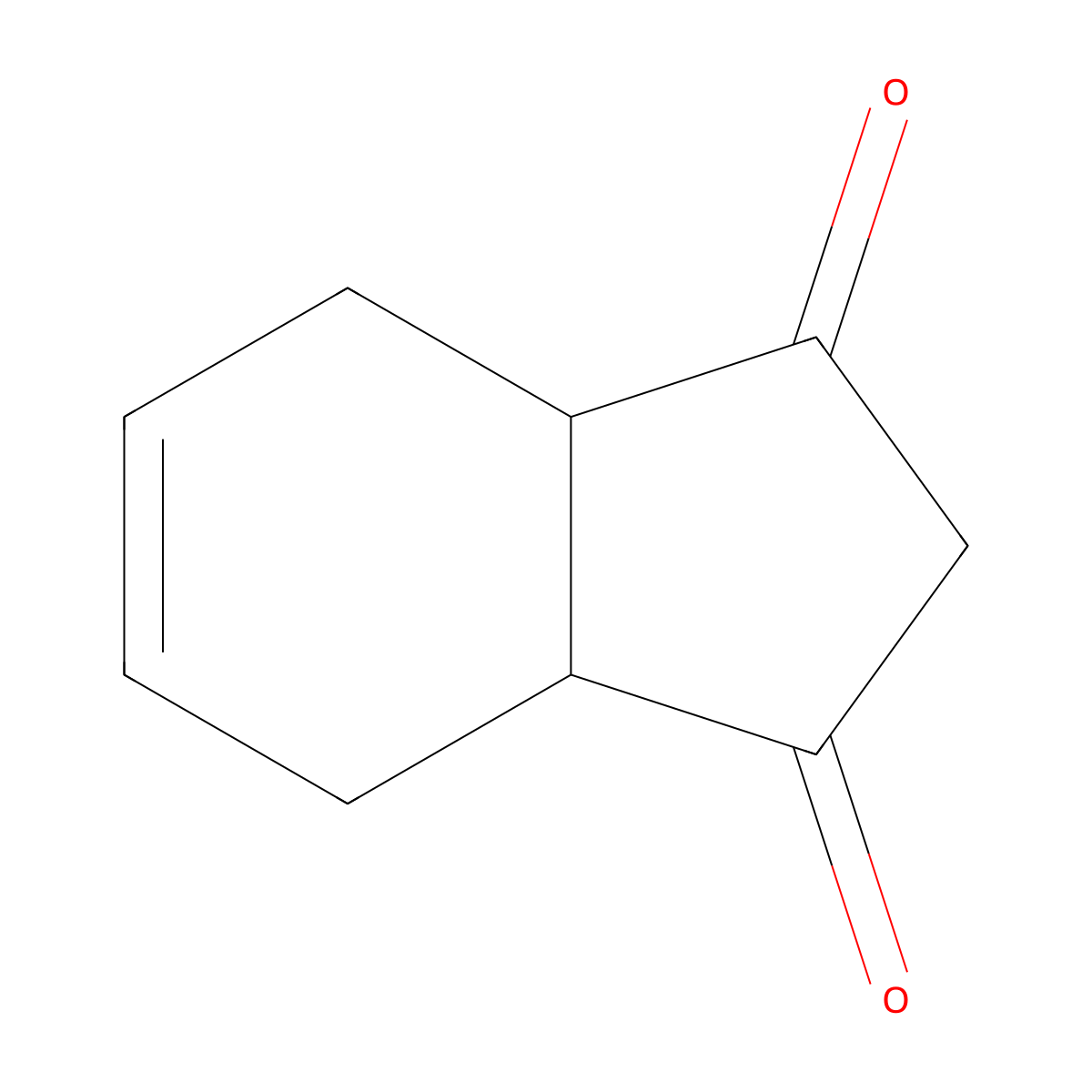 3a,4,7,7a-Tetrahydro-1H-indene-1,3(2H)-dione molecular structure, CAS 16385-55-0