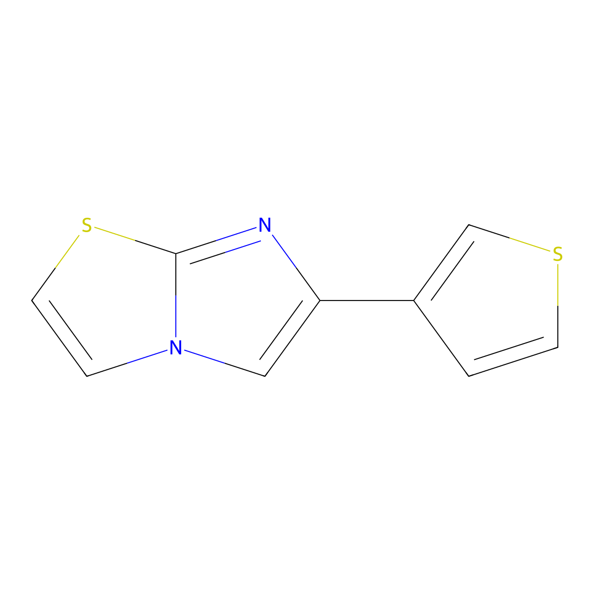 6-(Thiophen-3-YL)imidazo[2,1-B][1,3]thiazole molecular structure, CAS 163851-59-0