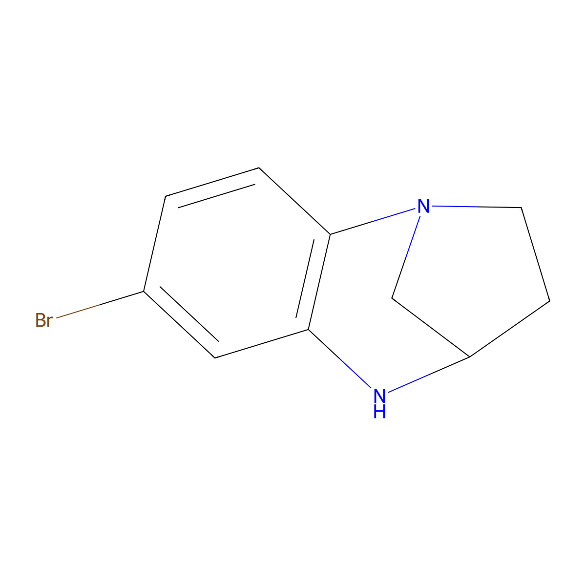 (4S)-7-Bromo-2,3,4,5-tetrahydro-1,4-methanobenzo[b][1,4]diazepine molecular structure, CAS 1638604-47-3