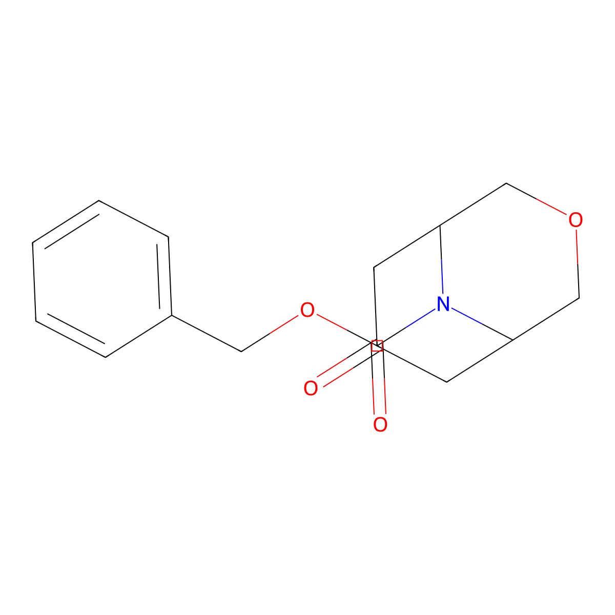 Benzyl 7-oxo-3-oxa-9-azabicyclo[3.3.1]nonane-9-carboxylate molecular structure, CAS 1638651-24-7