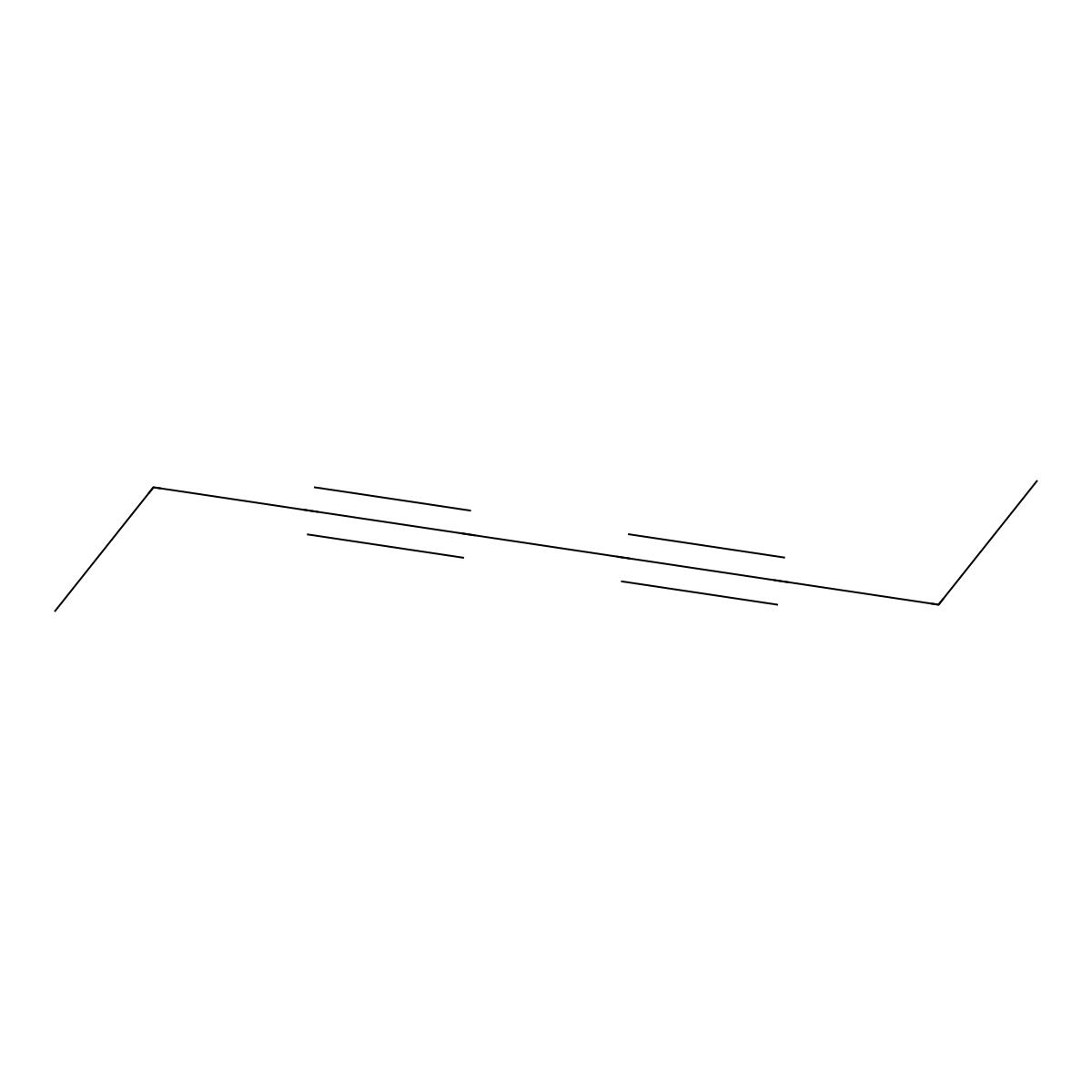 3,5-Octadiyne molecular structure, CAS 16387-70-5