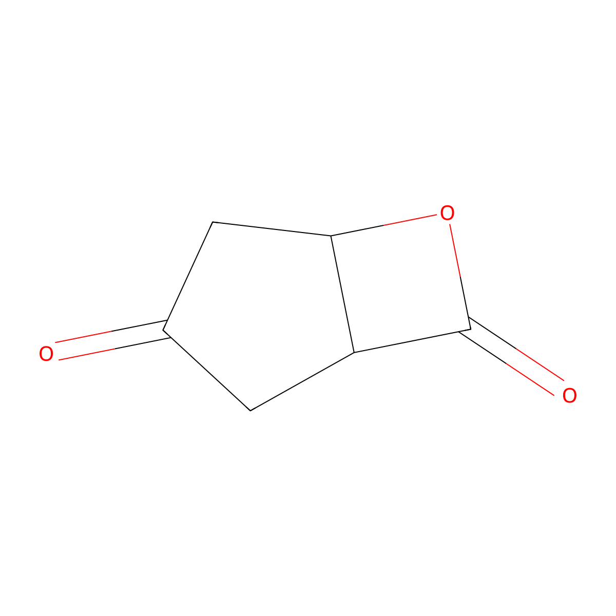 (1S,5R)-6-oxabicyclo[3.2.0]heptane-3,7-dione molecular structure, CAS 1638744-42-9