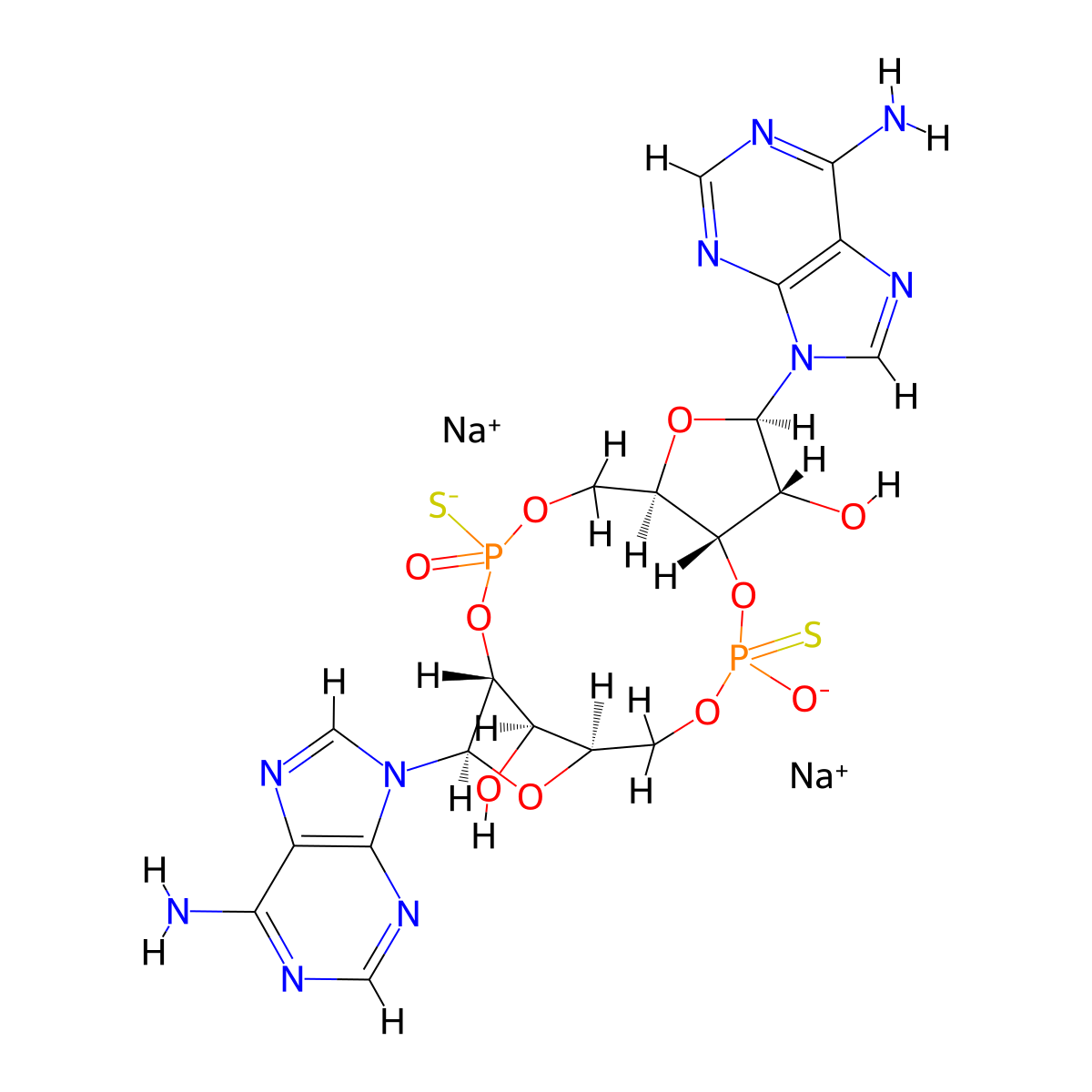 ML RR-S2 CDA Sodium Salt molecular structure, CAS 1638750-95-4