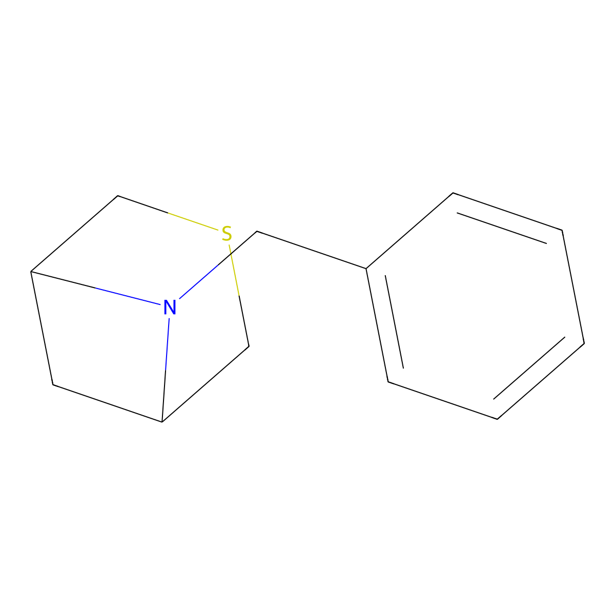 6-Benzyl-3-thia-6-azabicyclo[3.1.1]heptane molecular structure, CAS 1638760-83-4