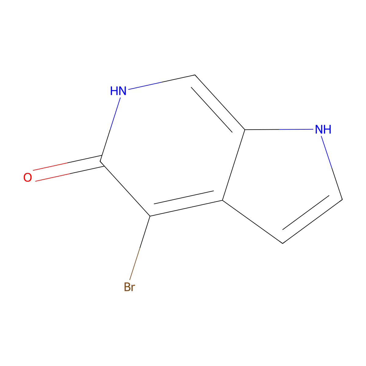 4-Bromo-5-hydroxy-6-azaindole molecular structure, CAS 1638761-49-5