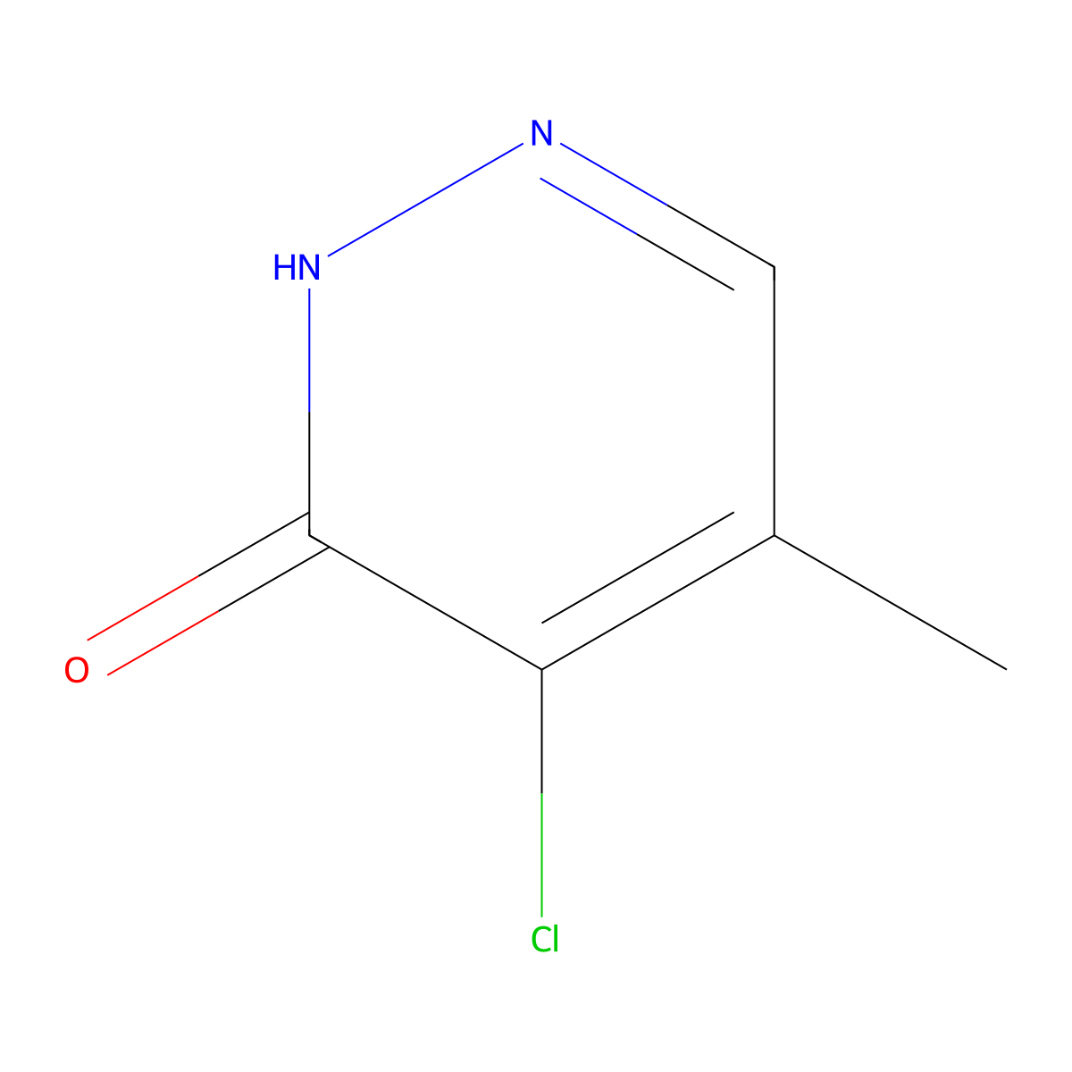 4-Chloro-5-methyl-2,3-dihydropyridazin-3-one molecular structure, CAS 1638764-84-7