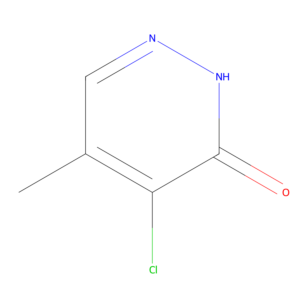 4-Chloro-5-methyl-2,3-dihydropyridazin-3-one molecular structure, CAS 1638764-84-7
