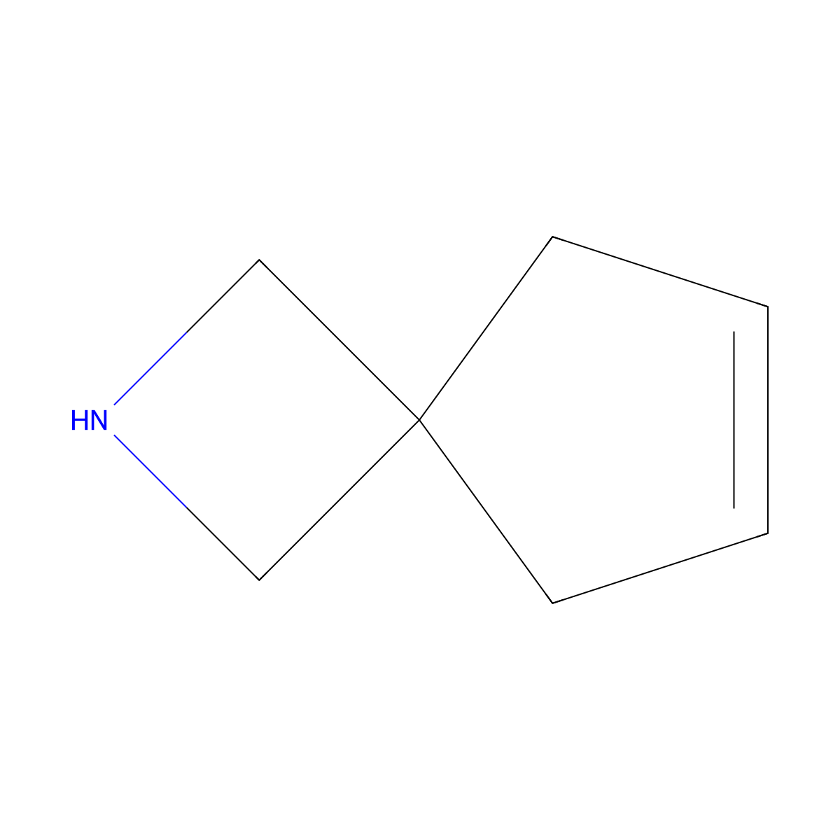 2-Azaspiro[3.4]oct-6-ene molecular structure, CAS 1638766-90-1