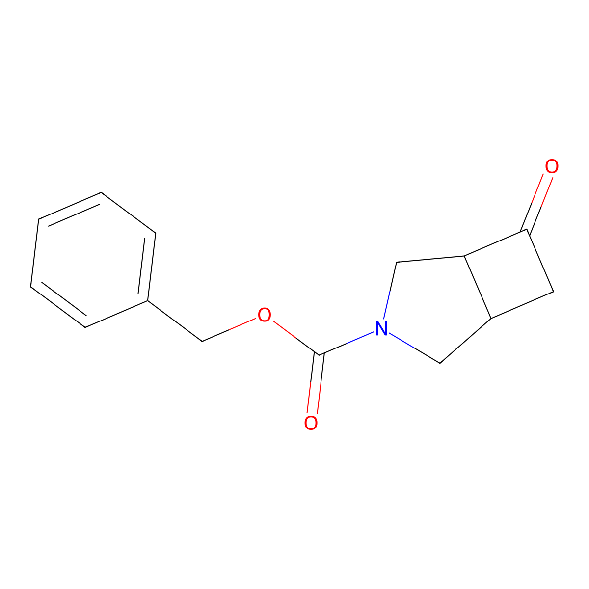3-Cbz-6-oxo-3-azabicyclo[3.2.0]heptane molecular structure, CAS 1638771-52-4