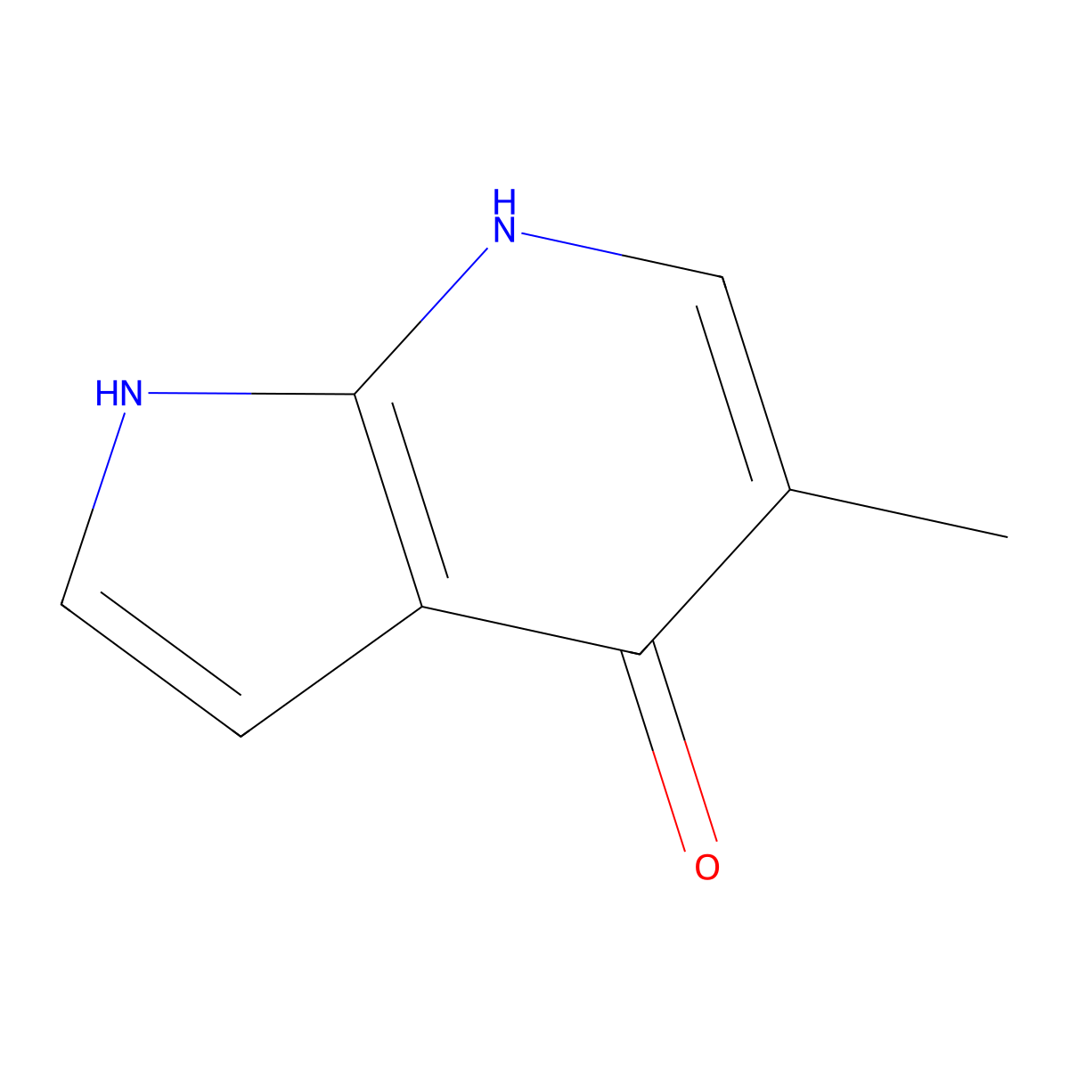 5-methyl-1H-pyrrolo[2,3-b]pyridin-4-ol molecular structure, CAS 1638771-66-0