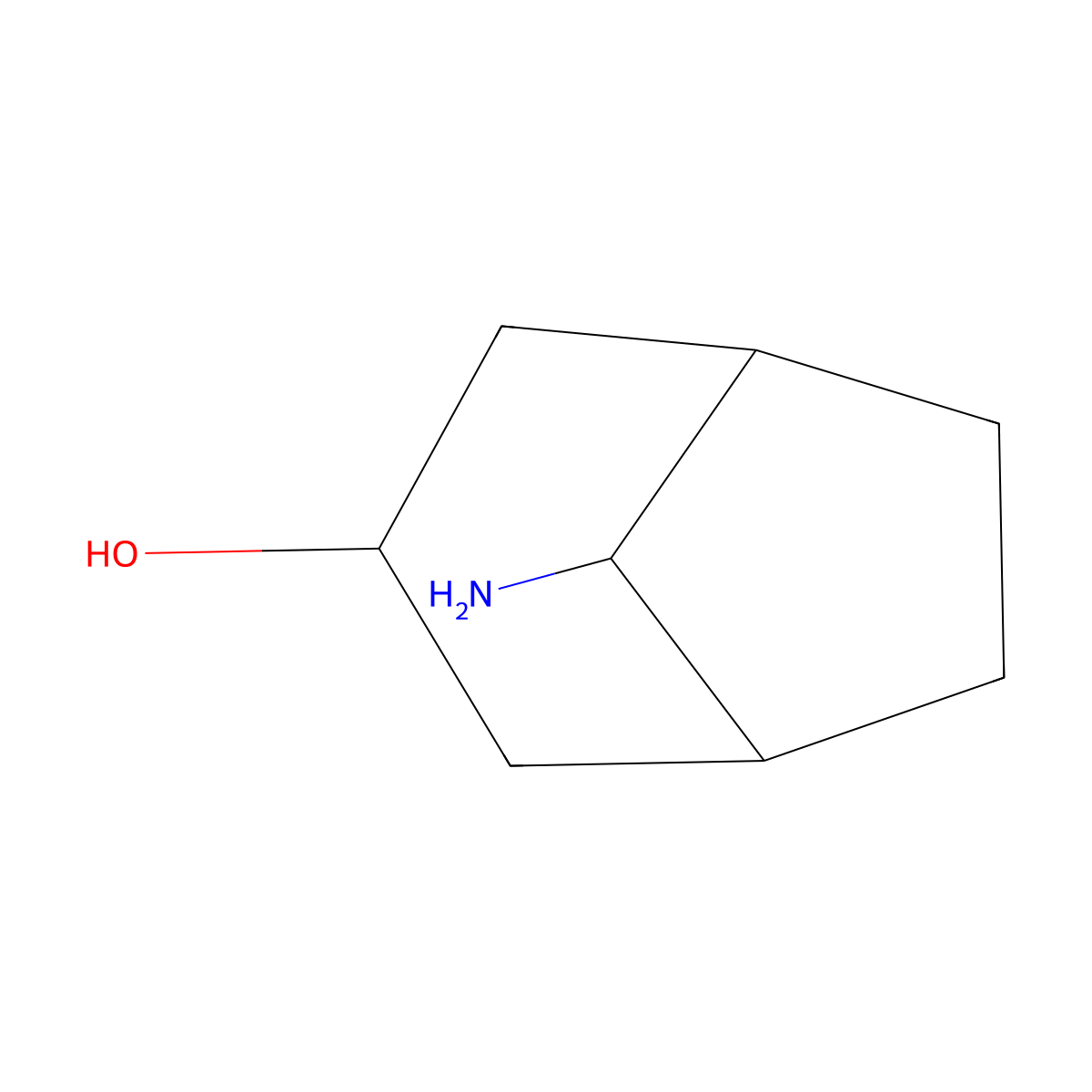 8-Aminobicyclo[3.2.1]octan-3-ol molecular structure, CAS 1638771-69-3