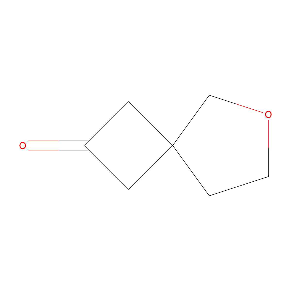 6-Oxaspiro[3.4]octan-2-one molecular structure, CAS 1638771-98-8