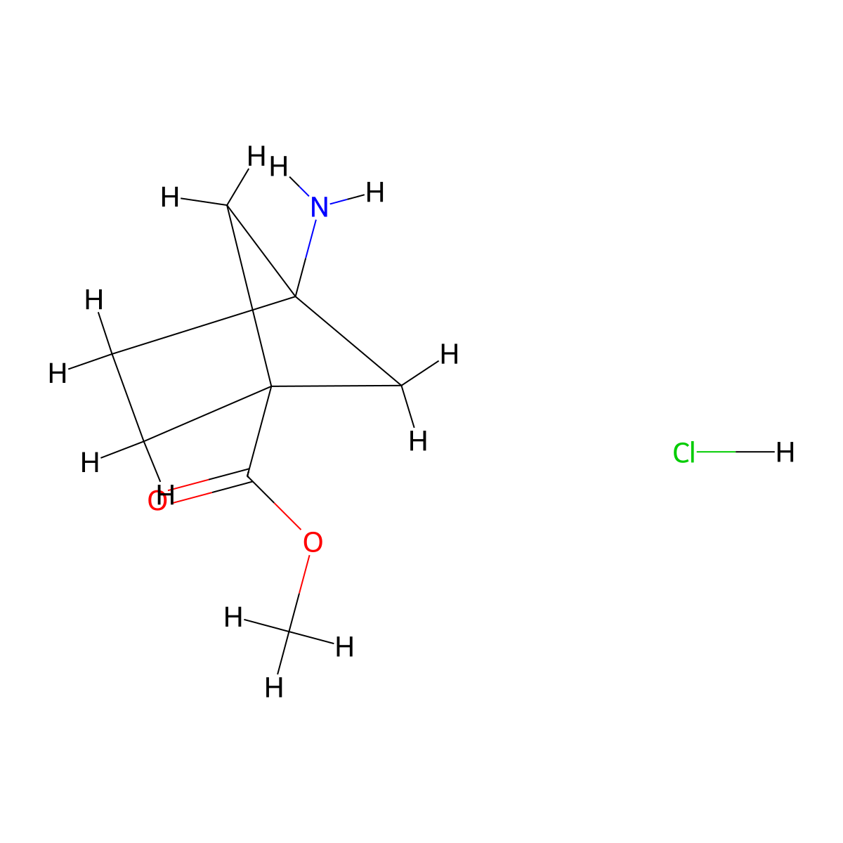 Methyl 4-aminobicyclo[2.1.1]hexane-1-carboxylate hydrochloride molecular structure, CAS 1638772-04-9