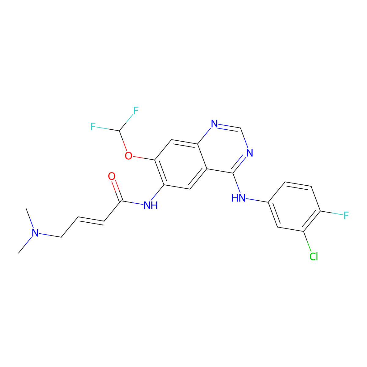 Mifanertinib molecular structure, CAS 1639014-72-4
