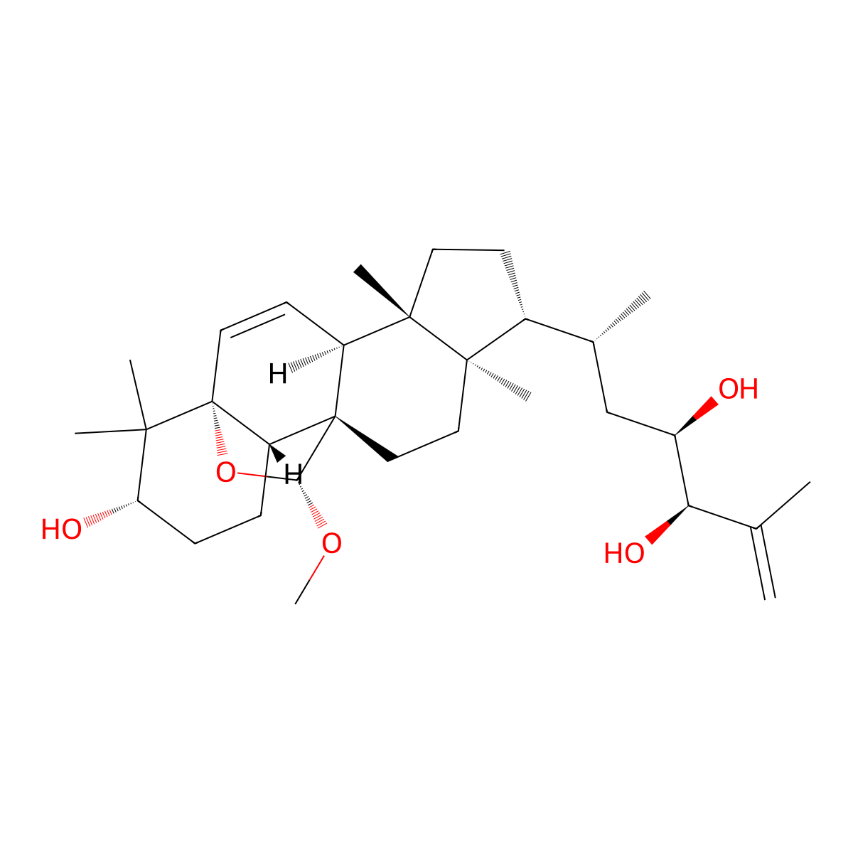 Karavilagenin F molecular structure, CAS 1639024-15-9
