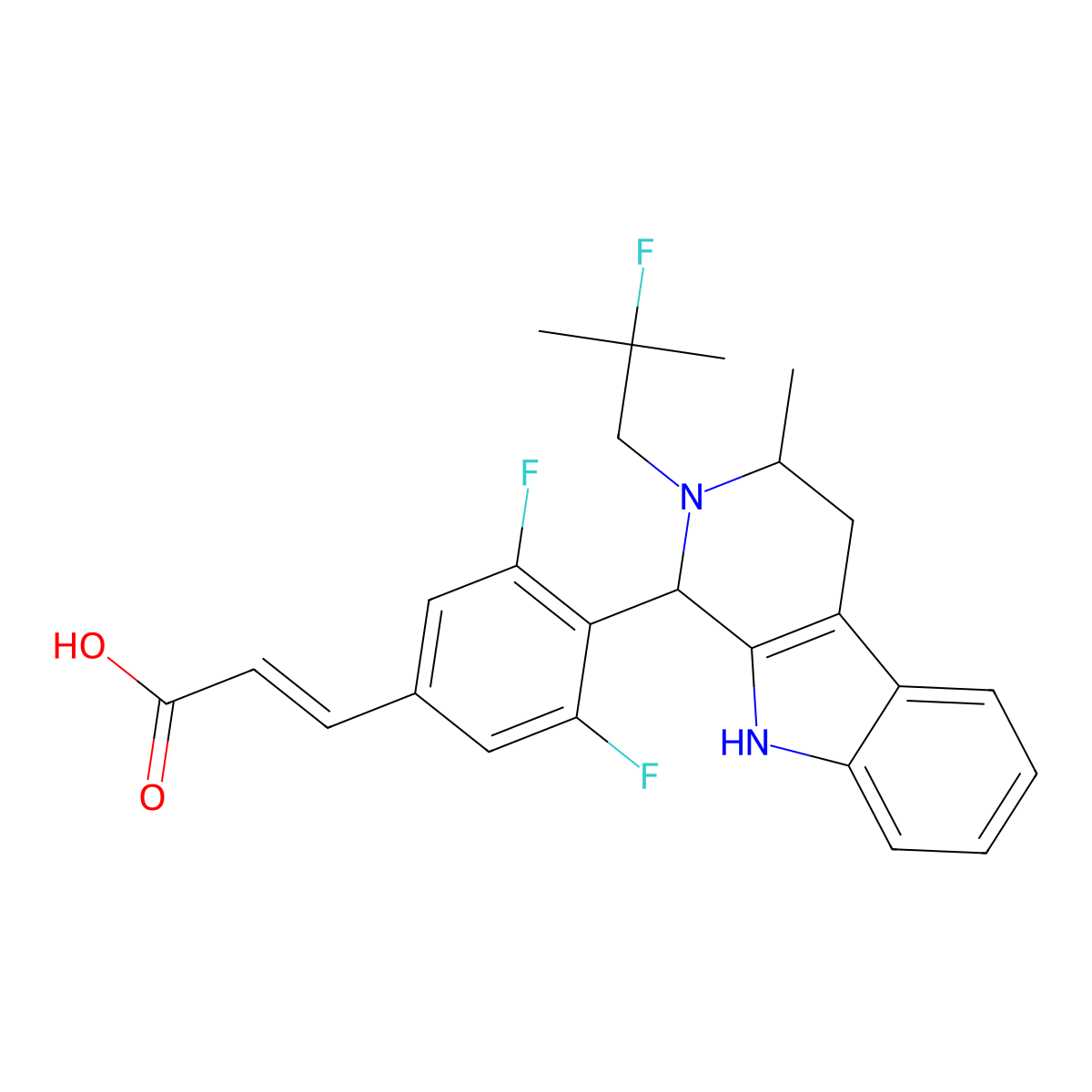 Azd-9496 molecular structure, CAS 1639042-08-2