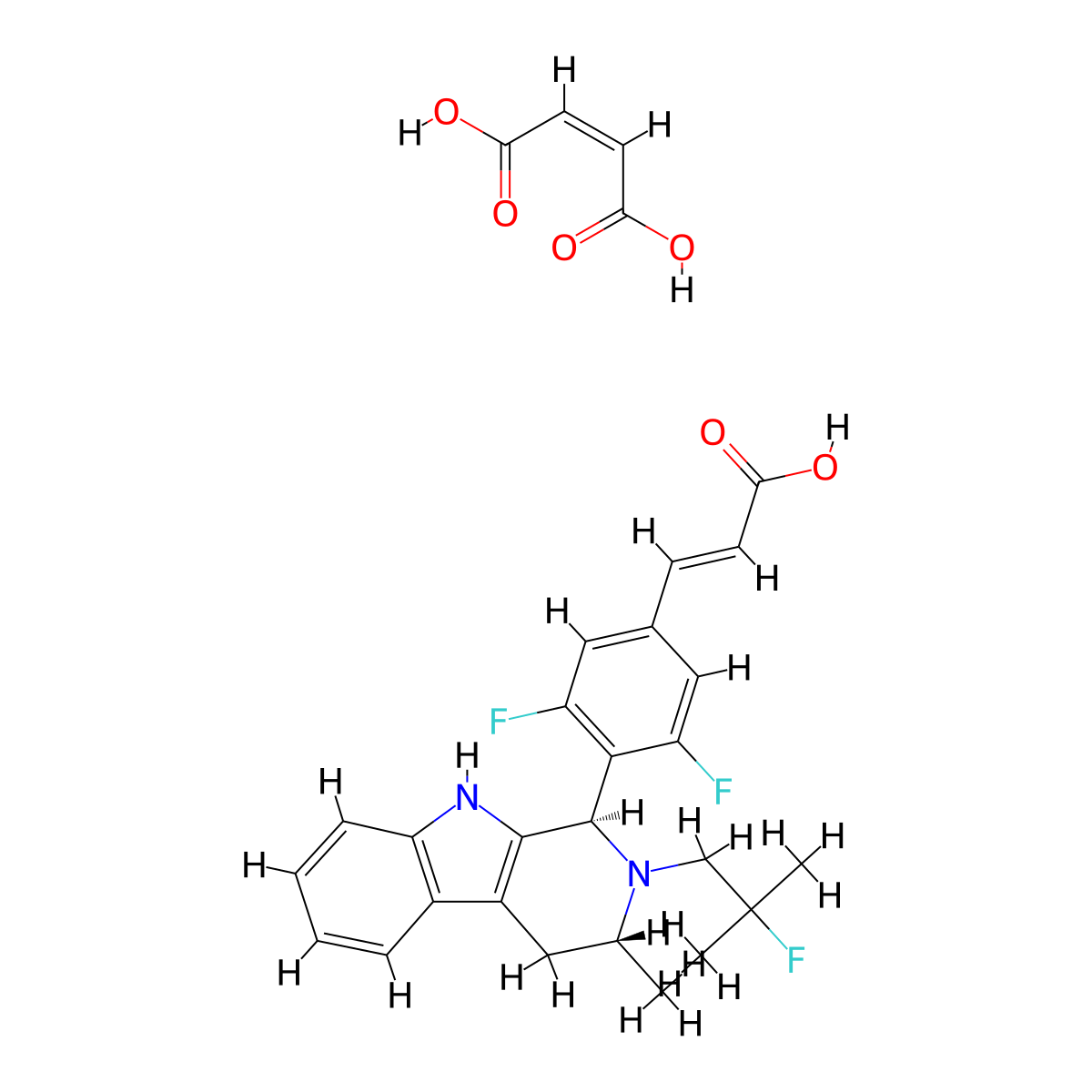 AZD9496 (maleate) molecular structure, CAS 1639042-28-6