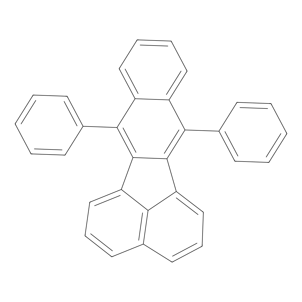7,12-Diphenylbenzo[k]fluoranthene molecular structure, CAS 16391-62-1