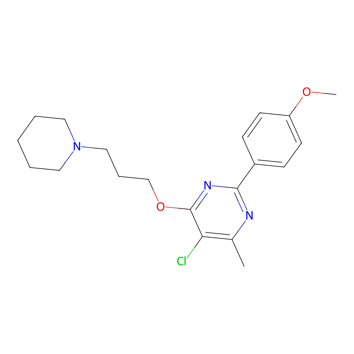 Sigma-1 receptor antagonist 2 molecular structure, CAS 1639220-15-7