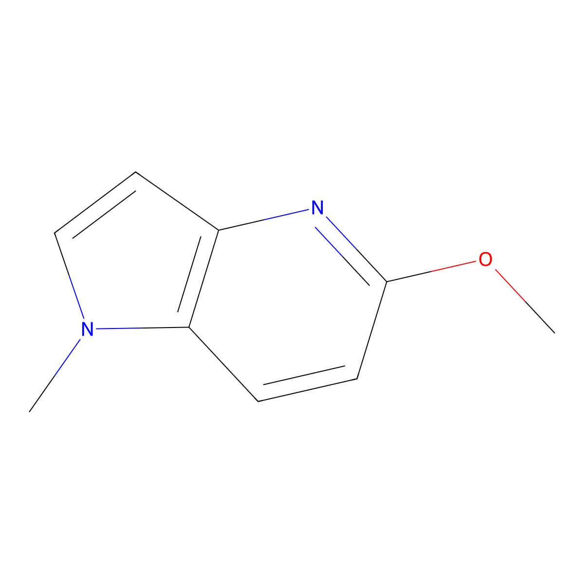 5-methoxy-1-methyl-1H-pyrrolo[3,2-b]pyridine molecular structure, CAS 1639457-19-4