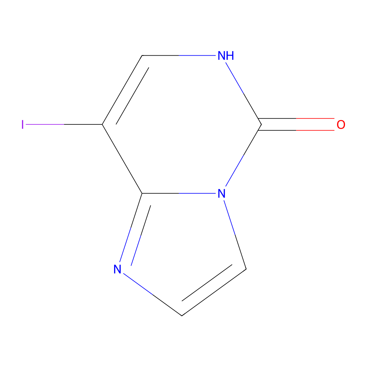 8-iodo-6H-imidazo[1,2-c]pyrimidin-5-one molecular structure, CAS 1639927-31-3