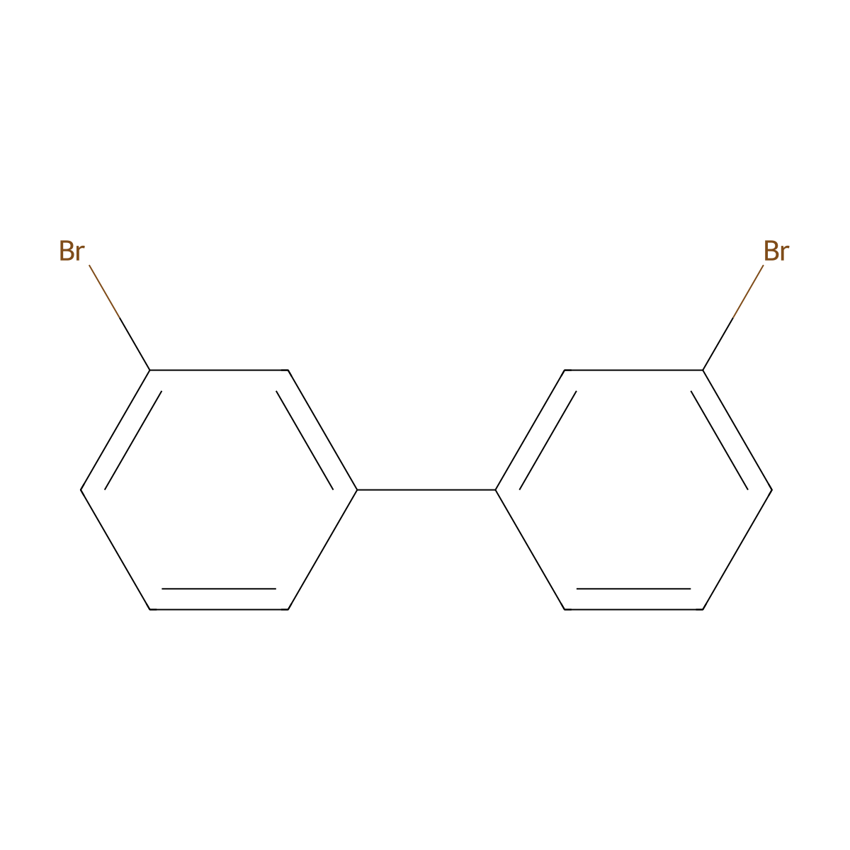 3,3'-Dibromobiphenyl molecular structure, CAS 16400-51-4