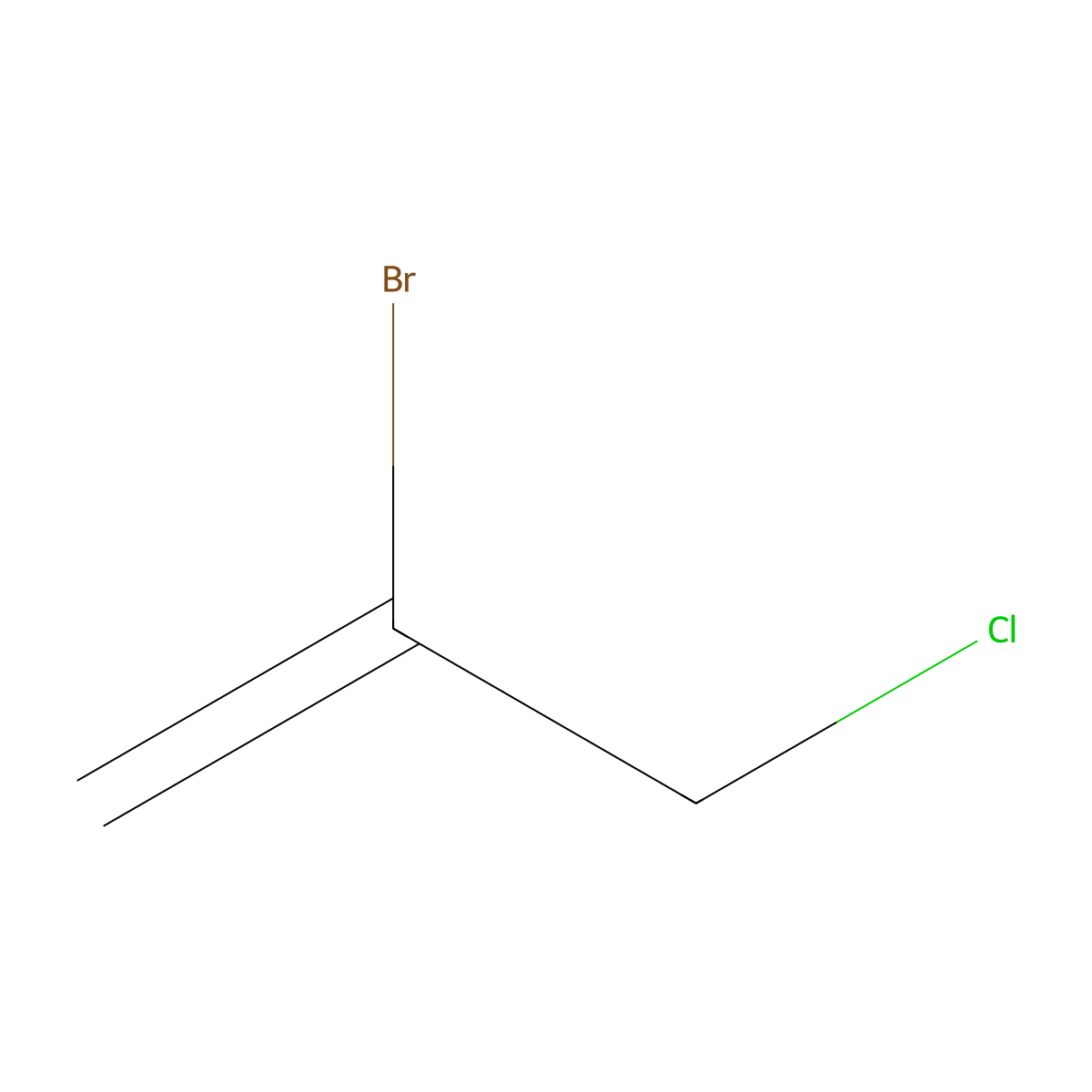2-Bromo-3-chloropropene molecular structure, CAS 16400-63-8