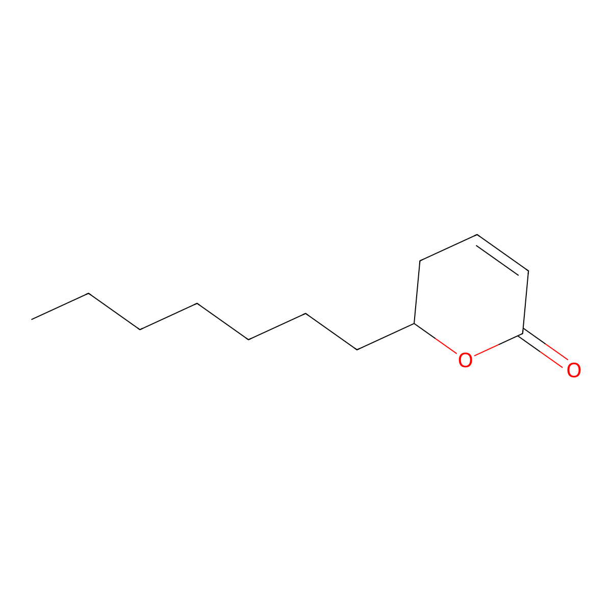 5-HYDROXY-2-DODECENOIC ACID delta-LACTONE molecular structure, CAS 16400-72-9