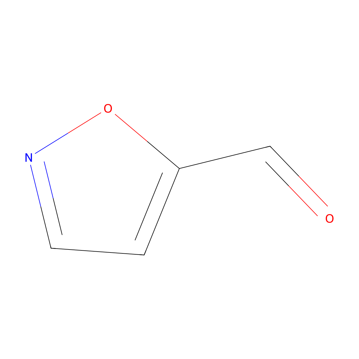 1,2-Oxazole-5-carbaldehyde molecular structure, CAS 16401-14-2