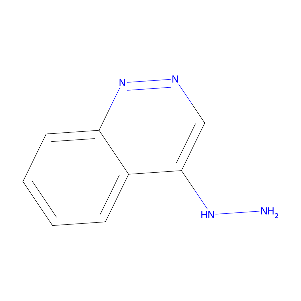 4-Hydrazinylcinnoline molecular structure, CAS 16401-27-7