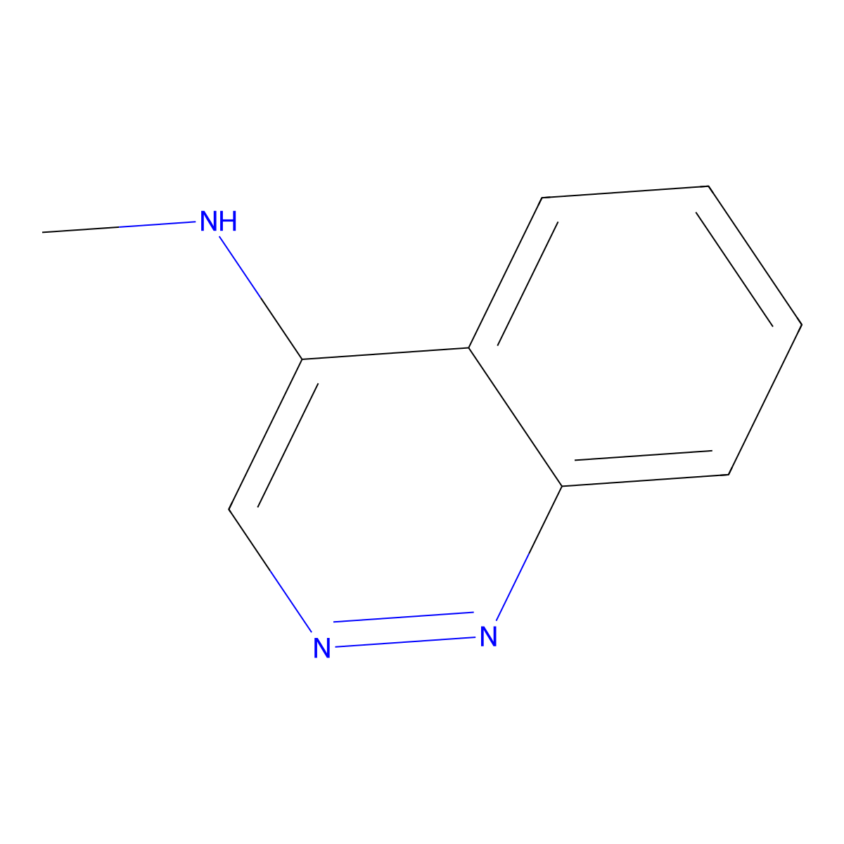 N-methylcinnolin-4-amine molecular structure, CAS 16401-71-1