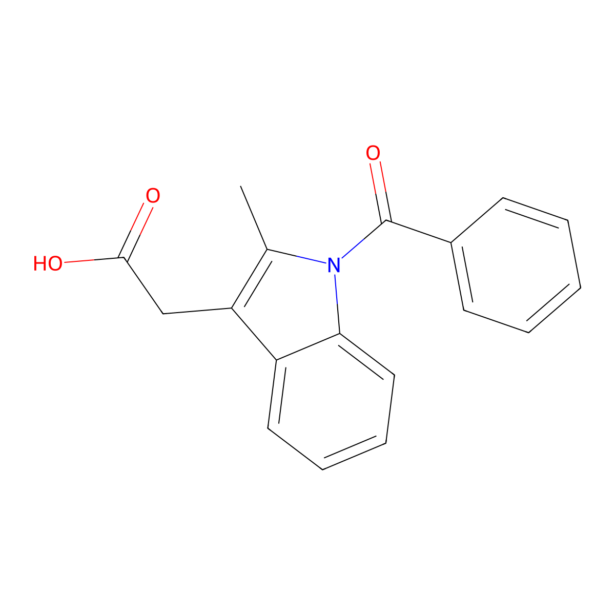 Delmetacin molecular structure, CAS 16401-80-2