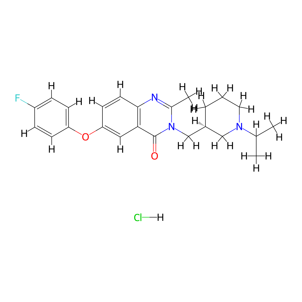 YIL781 (hydrochloride) molecular structure, CAS 1640226-17-0