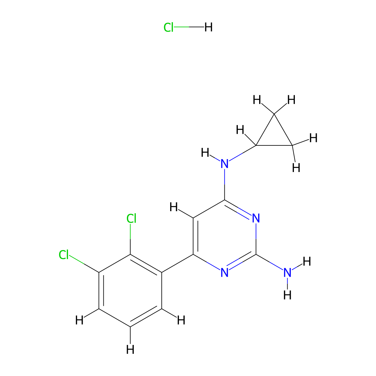 TH588 hydrochloride molecular structure, CAS 1640282-30-9
