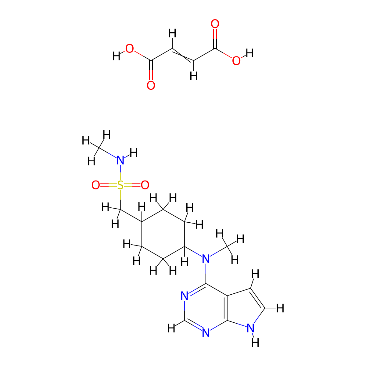 Oclacitinibmaleate molecular structure, CAS 1640292-55-2
