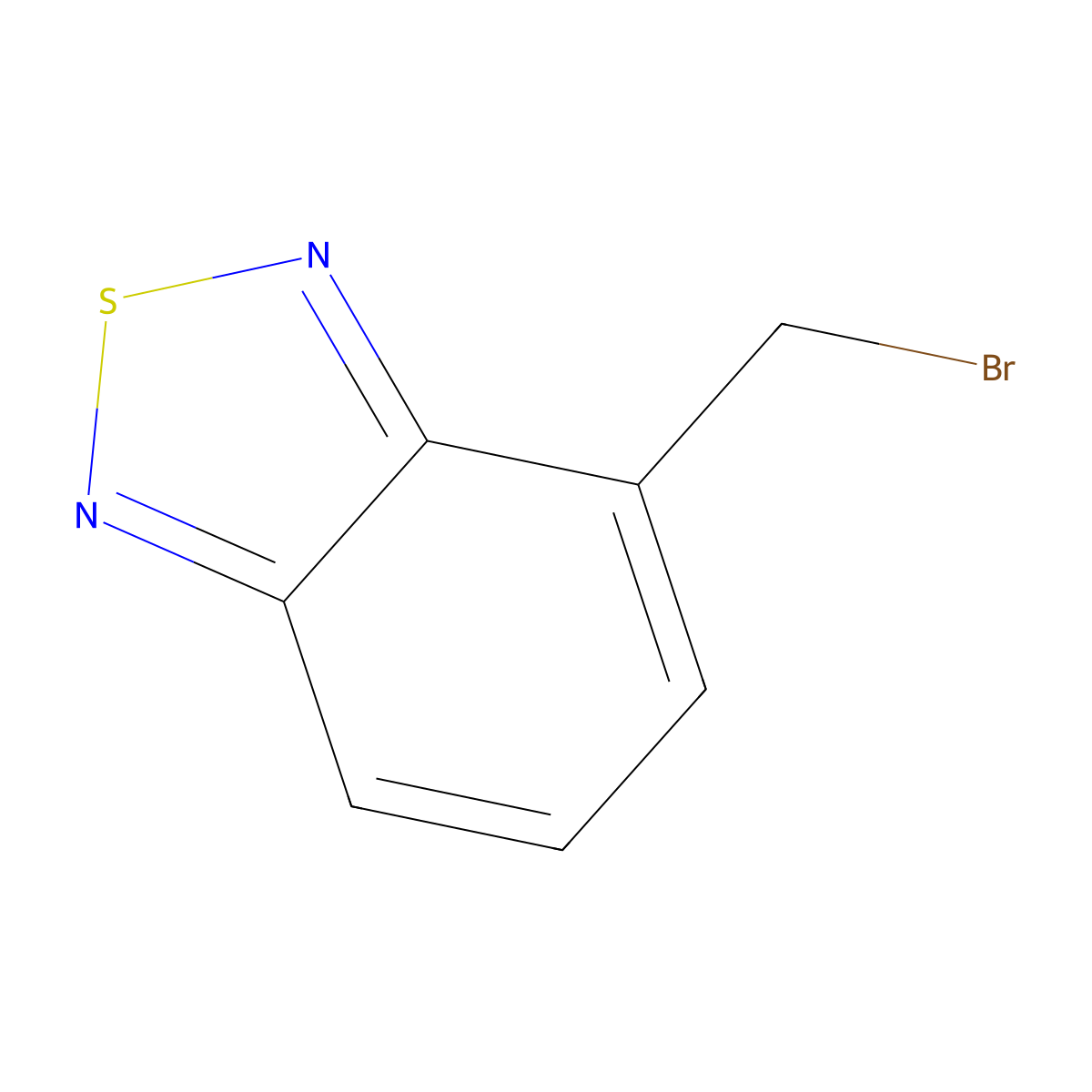 4-(Bromomethyl)-2,1,3-benzothiadiazole molecular structure, CAS 16405-99-5