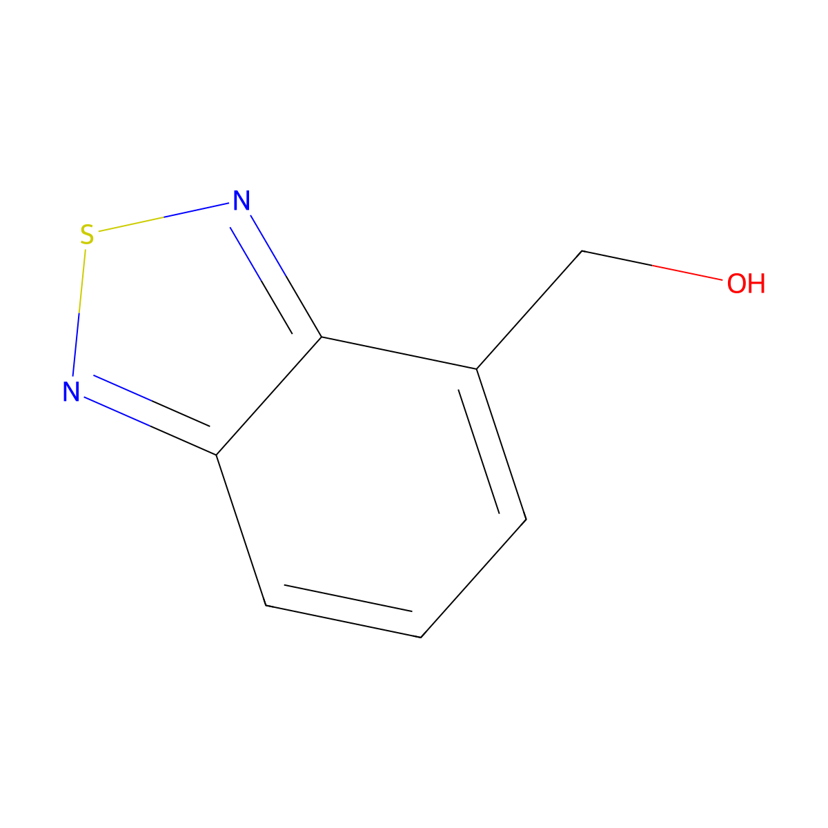 (2,1,3-Benzothiadiazol-4-yl)methanol molecular structure, CAS 16406-00-1