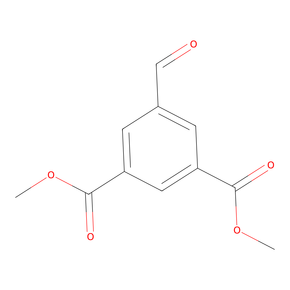 Dimethyl 5-formylisophthalate molecular structure, CAS 164073-80-7