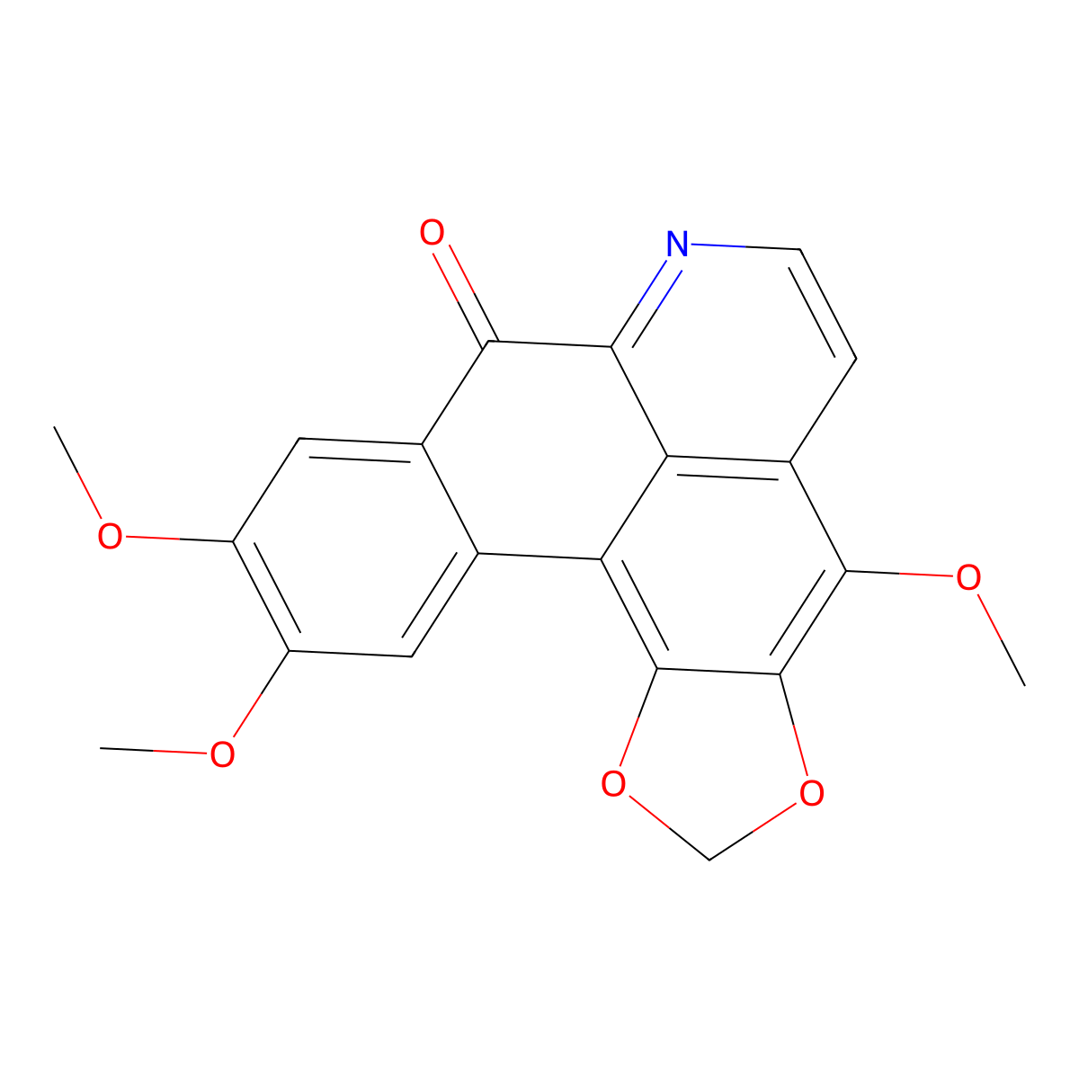 Thalicminine molecular structure, CAS 16408-77-8