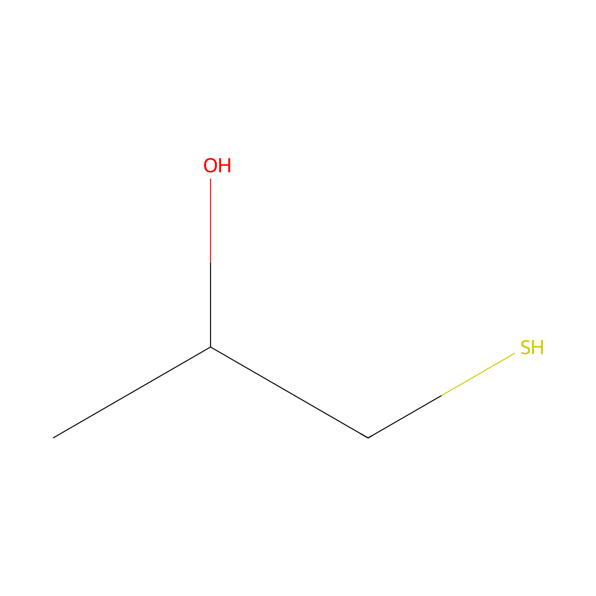 (2R)-1-sulfanylpropan-2-ol molecular structure, CAS 164105-48-0