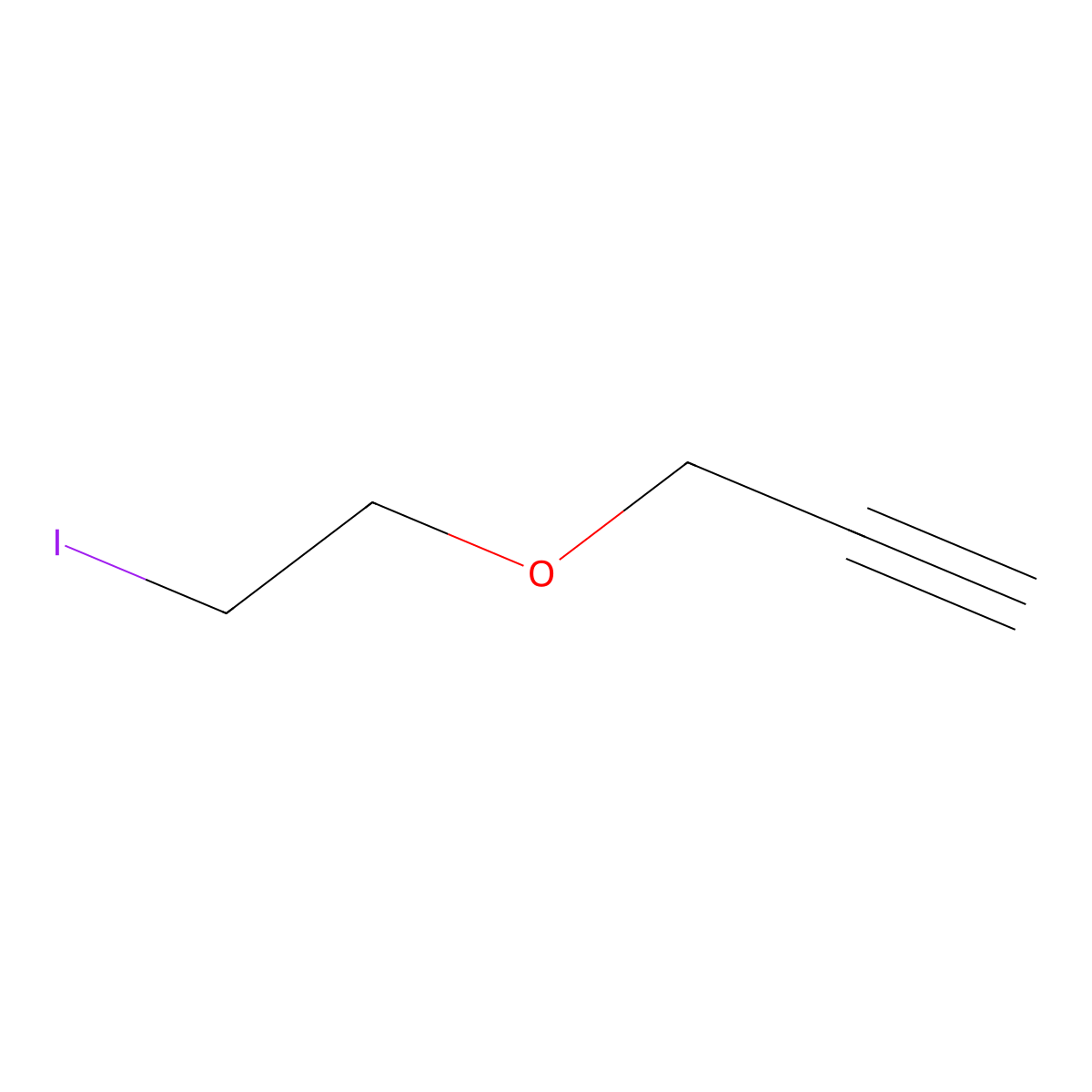 3-(2-Iodoethoxy)prop-1-yne molecular structure, CAS 164118-56-3