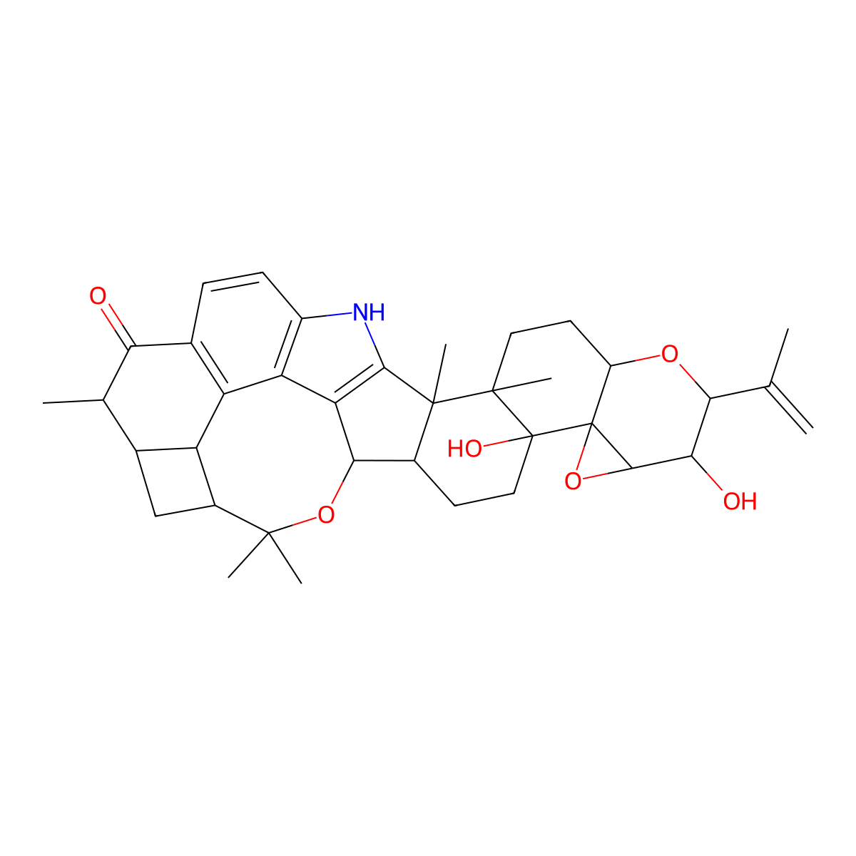 Penitremone-A molecular structure, CAS 164124-57-6
