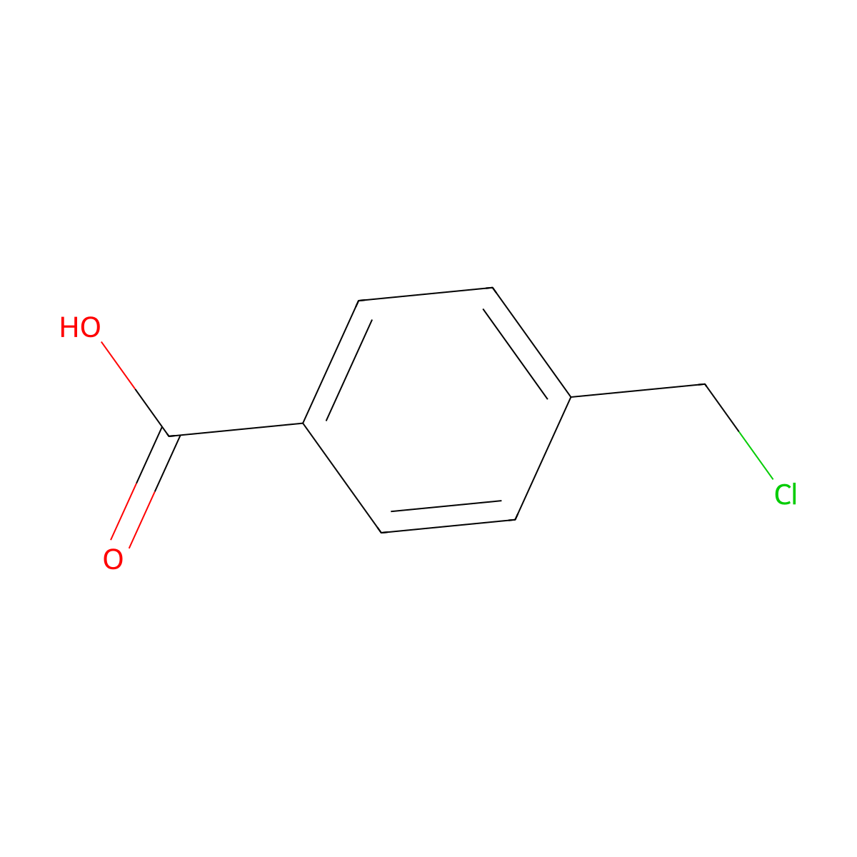 4-(Chloromethyl)benzoic acid molecular structure, CAS 1642-81-5