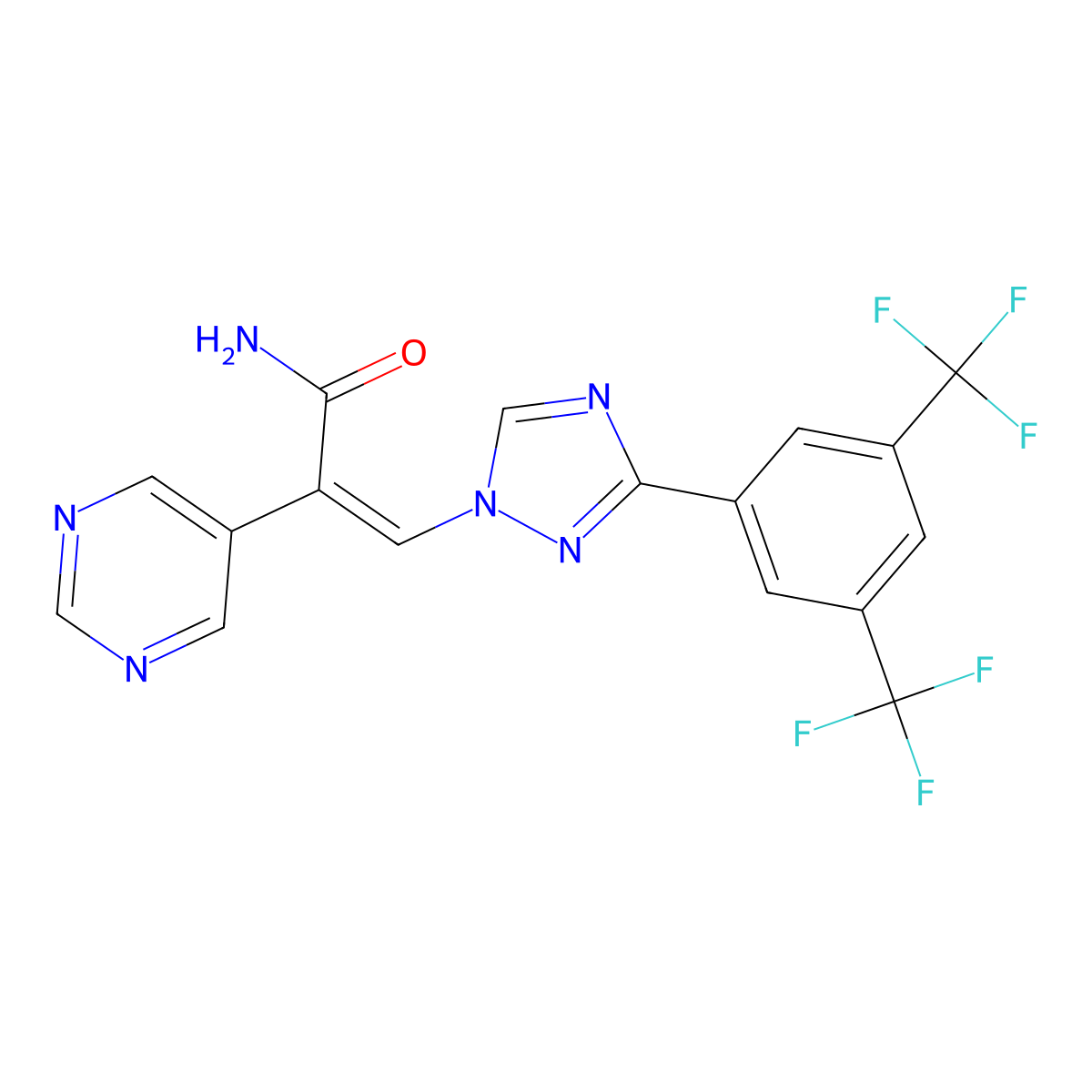 Eltanexor molecular structure, CAS 1642300-52-4
